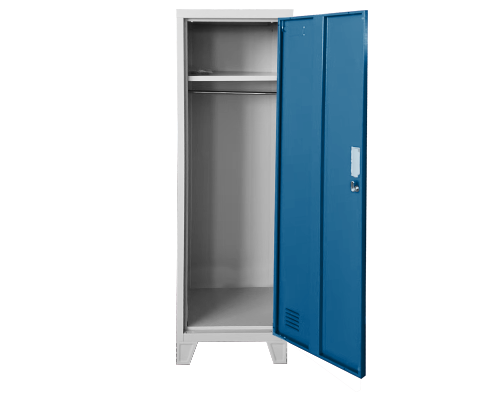 Метален шкаф Метален шкаф Carmen CR-1604-1 JZ - Сив / син 2