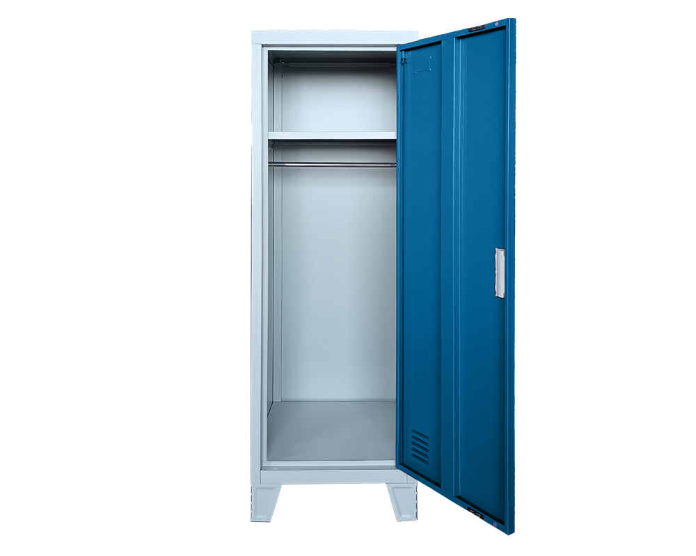 Метален шкаф Метален шкаф Carmen CR-1605-1 JZ - сив / син 2