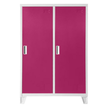  Метален шкаф Carmen CR-1605-2 JZ - сив / розов 833666 3580178 на топ цена - PIC.bg