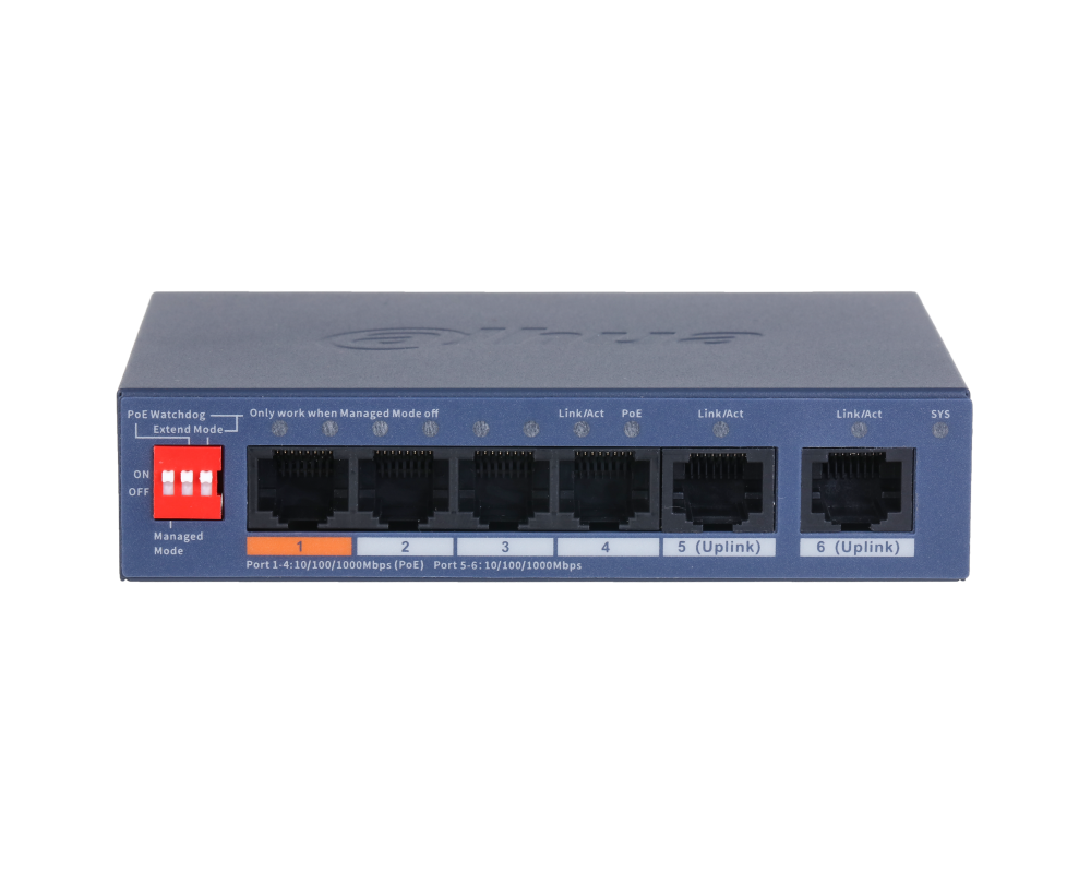 Switch (Комутатор) Суич Dahua CS4006-4GT-60 2