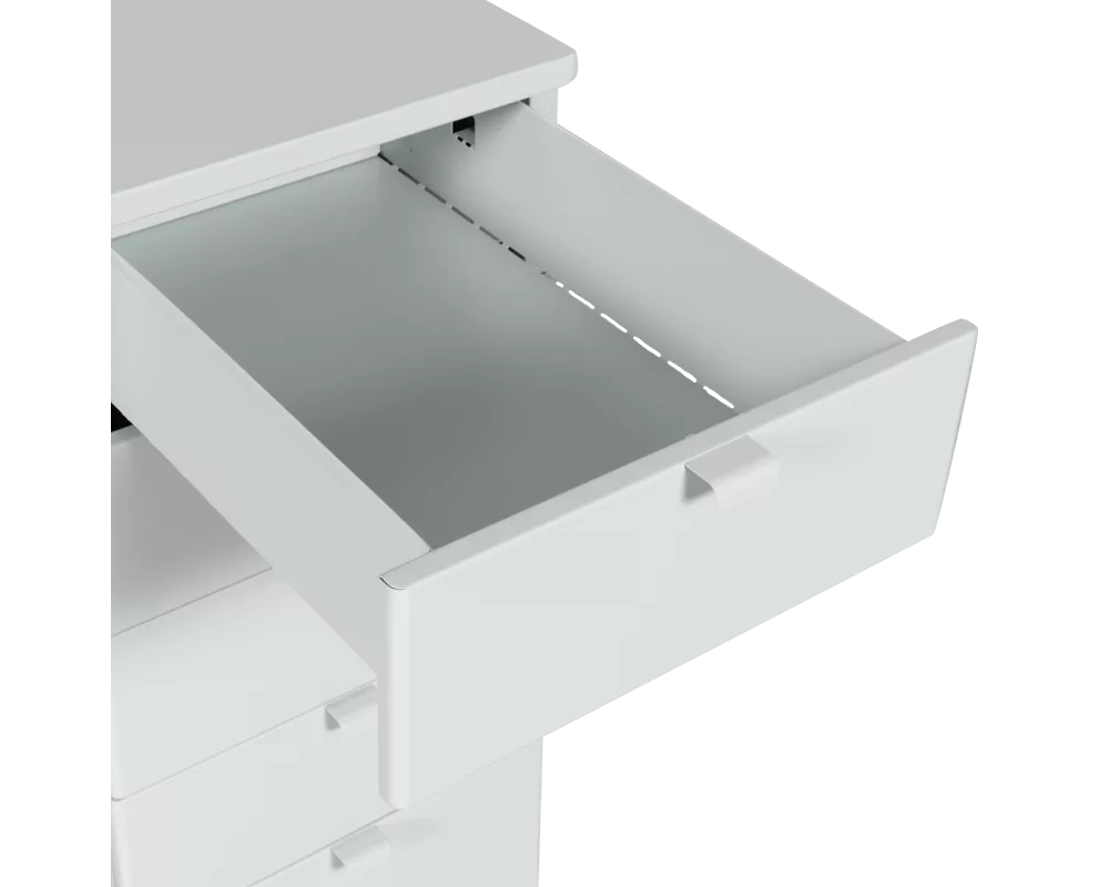 Метален шкаф Офис контейнер Carmen CR-1227 K - сив 4