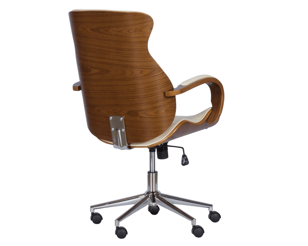 Офис стол Президентски офис стол Carmen 6402 - орех-крем 5