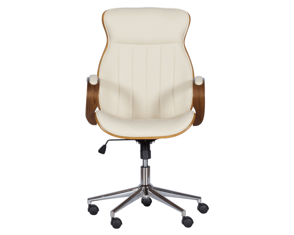 Офис стол Президентски офис стол Carmen 6402 - орех-крем 2