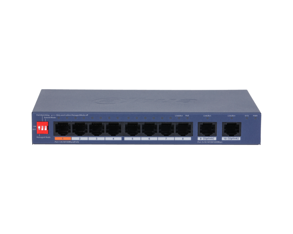 Switch (Комутатор) Суич Dahua CS4010-8ET2GT-60 2