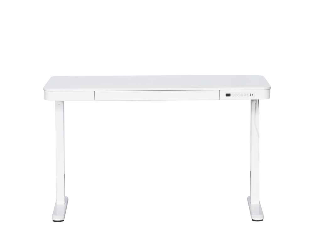 Бюро Ергономично регулируемо бюро Carmen CR-118 E - 140 см - бяло 4