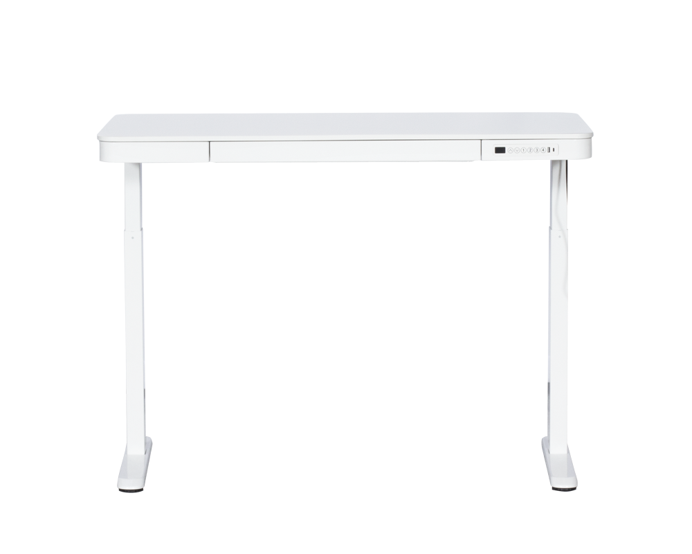 Бюро Ергономично регулируемо бюро Carmen CR-118 E - 140 см - бяло 5