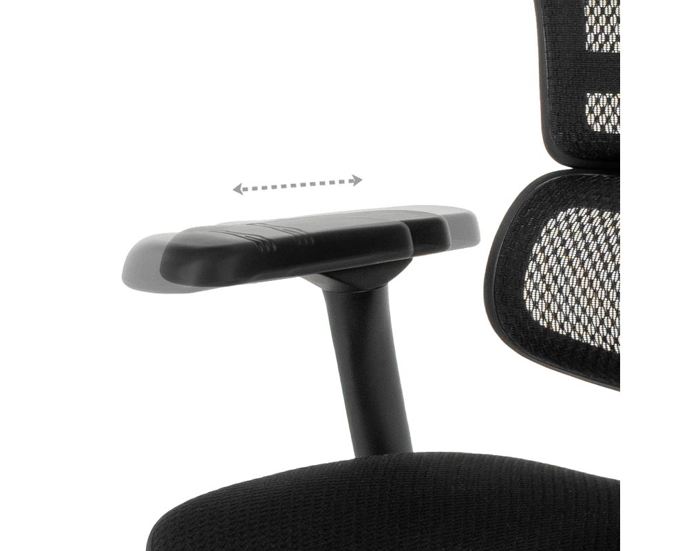 Офис стол Ергономичен стол ERGOHUMAN ELITE 2 - черна рамка - черен 17