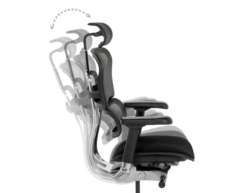 Офис стол Ергономичен стол ERGOHUMAN ELITE 2 - черна рамка - черен 22