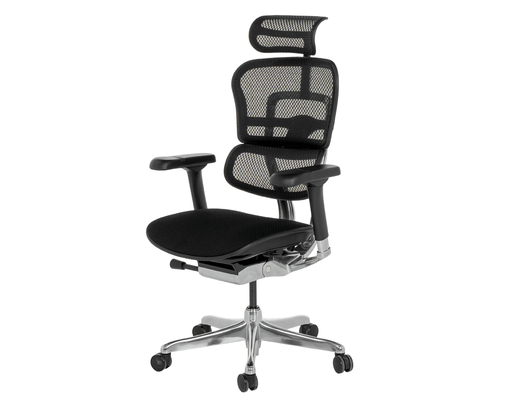 Офис стол Ергономичен стол ERGOHUMAN ELITE 2 - черна рамка - черен 10