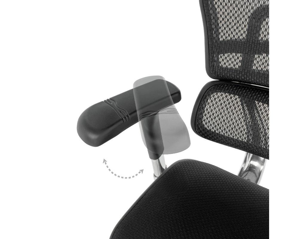 Офис стол Ергономичен стол ERGOHUMAN ELITE 2 - черна рамка - черен 20