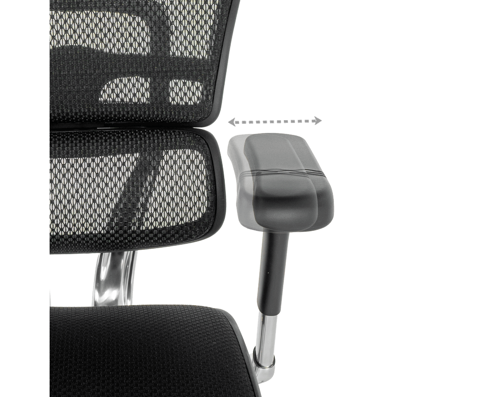 Офис стол Ергономичен стол ERGOHUMAN ELITE 2 - черна рамка - черен 19