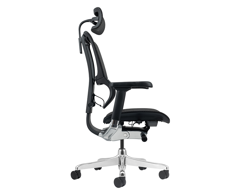 Офис стол Ергономичен стол ERGOHUMAN ELITE 2 - черна рамка - черен 4