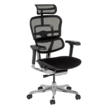  Ергономичен стол ERGOHUMAN ELITE 2 - черна рамка - черен 874423 3520659 на топ цена - PIC.bg