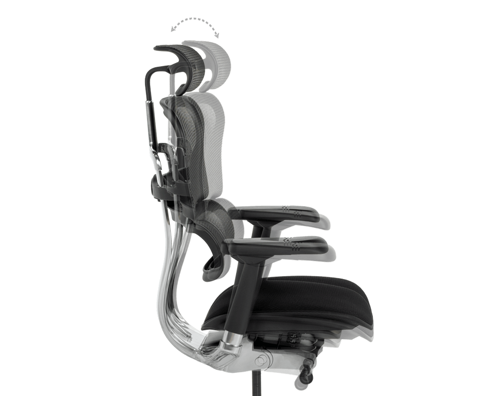 Офис стол Ергономичен стол ERGOHUMAN ELITE 2 - черна рамка - черен 23