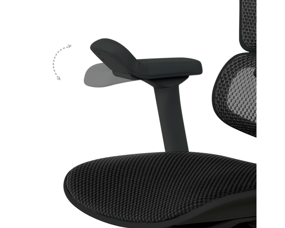 Офис стол Ергономичен стол ERGOHUMAN ELITE 2 - черна рамка - черен 16