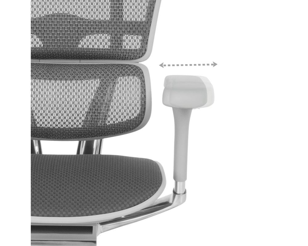 Офис стол Ергономичен стол ERGOHUMAN ELITE 2 - сива рамка - сив 15