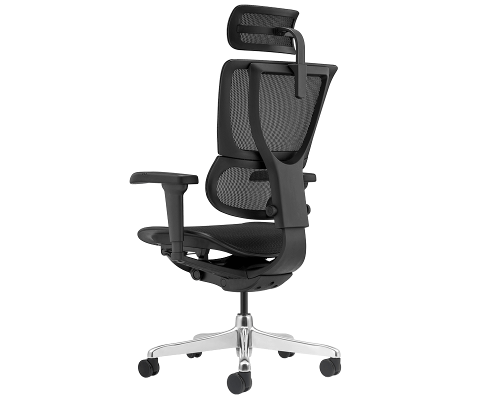 Офис стол Ергономичен стол ERGOHUMAN IOO ULTRA - черна рамка - черен 7