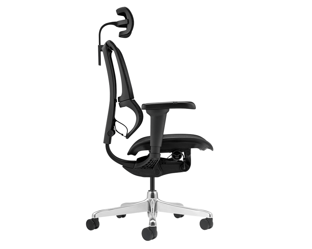 Офис стол Ергономичен стол ERGOHUMAN IOO ULTRA - черна рамка - черен 4