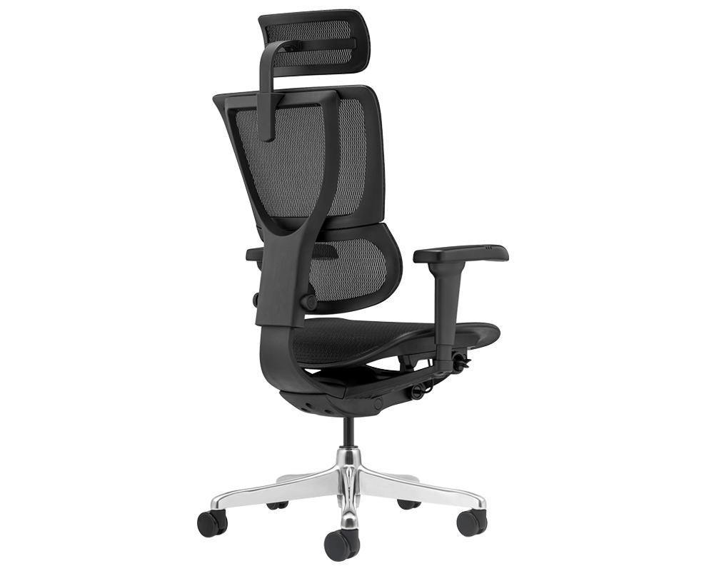 Офис стол Ергономичен стол ERGOHUMAN IOO ULTRA - черна рамка - черен 5