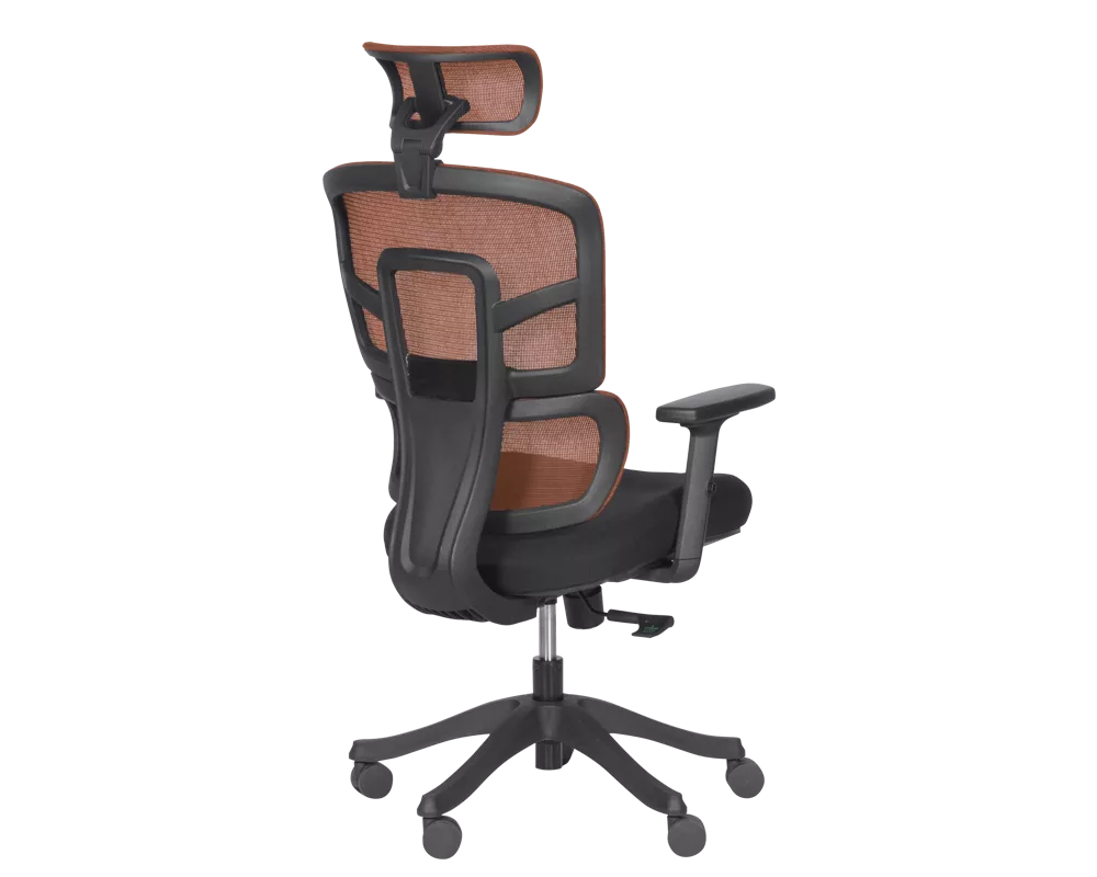 Офис стол Ергономичен стол Carmen 7582 - оранжев-черен 6