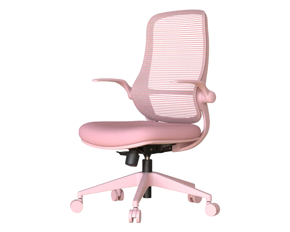 Офис стол Ергономичен стол ASTARA - светлорозов 3