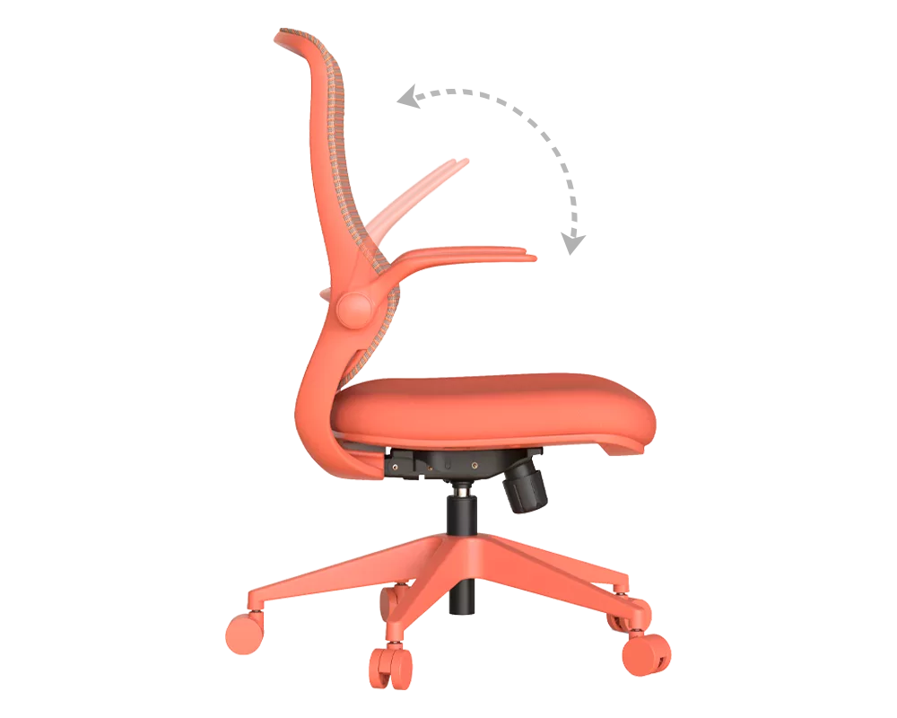 Офис стол Ергономичен стол ASTARA - оранжев 6