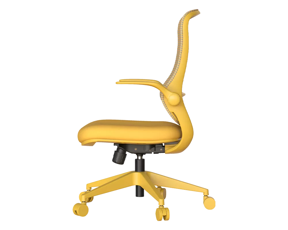 Офис стол Ергономичен стол ASTARA - жълт 4