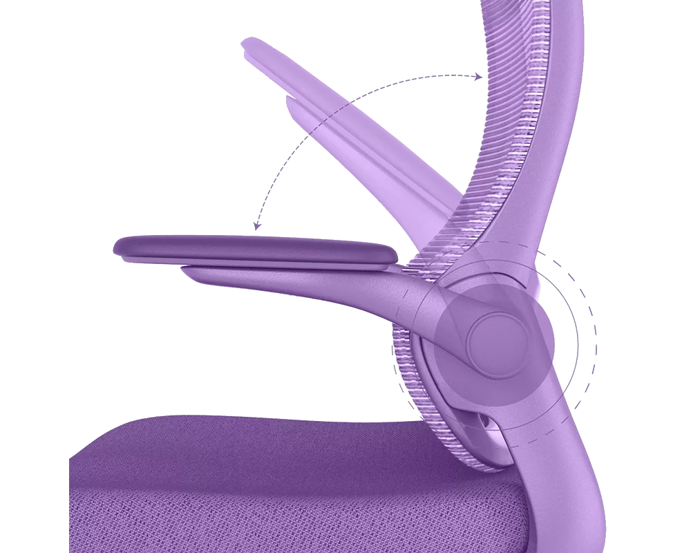 Офис стол Ергономичен стол BAKU - лилав 6