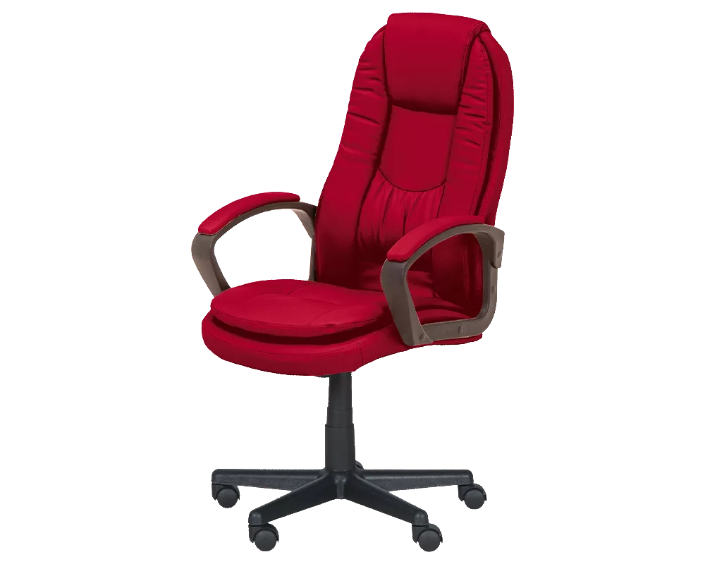 Офис стол Президентски офис стол Carmen 6682-1 - бордо 3