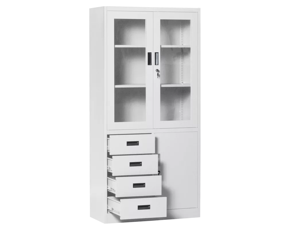 Метален шкаф Метален шкаф Carmen CR-1278 J - сив 2