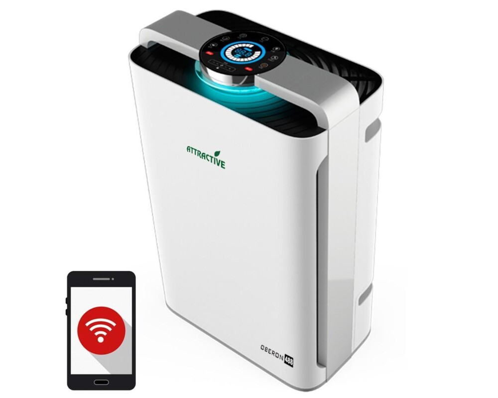 Овлажнител на въздуха Attractive Oberon 488 WiFi HYBRID (до 60 м2) - (дизайн A) 5
