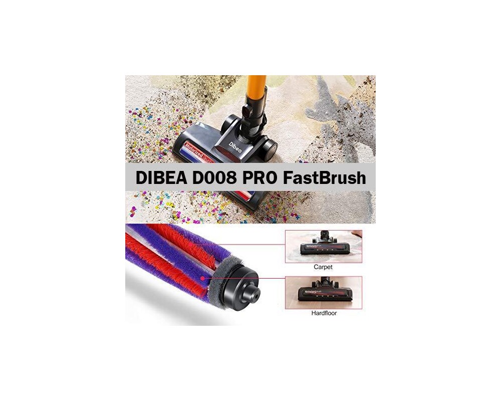 Прахосмукачка DIBEA D008 PRO FastBrush 4