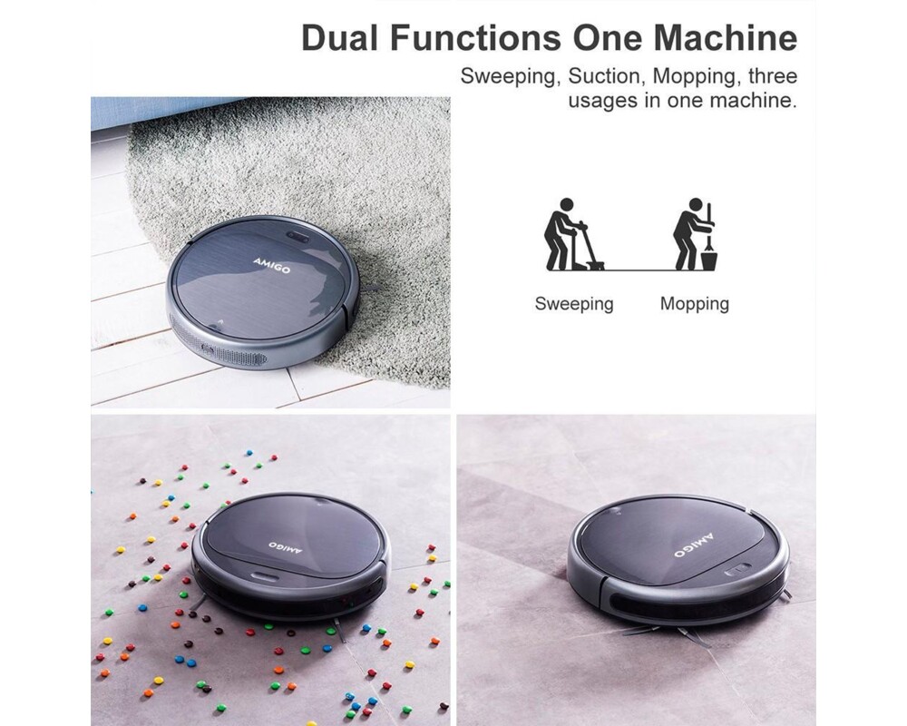 Смарт прахосмукачка AMIGO (IseeLife) (цвят розово злато) 6