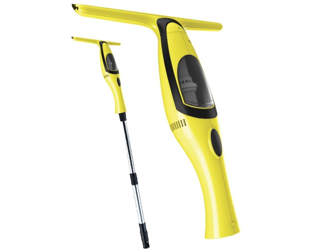 Уред за почистване на прозорец Attractive Luna 100+ - Акумулаторна стъклочистачка (жълт цвят) 3