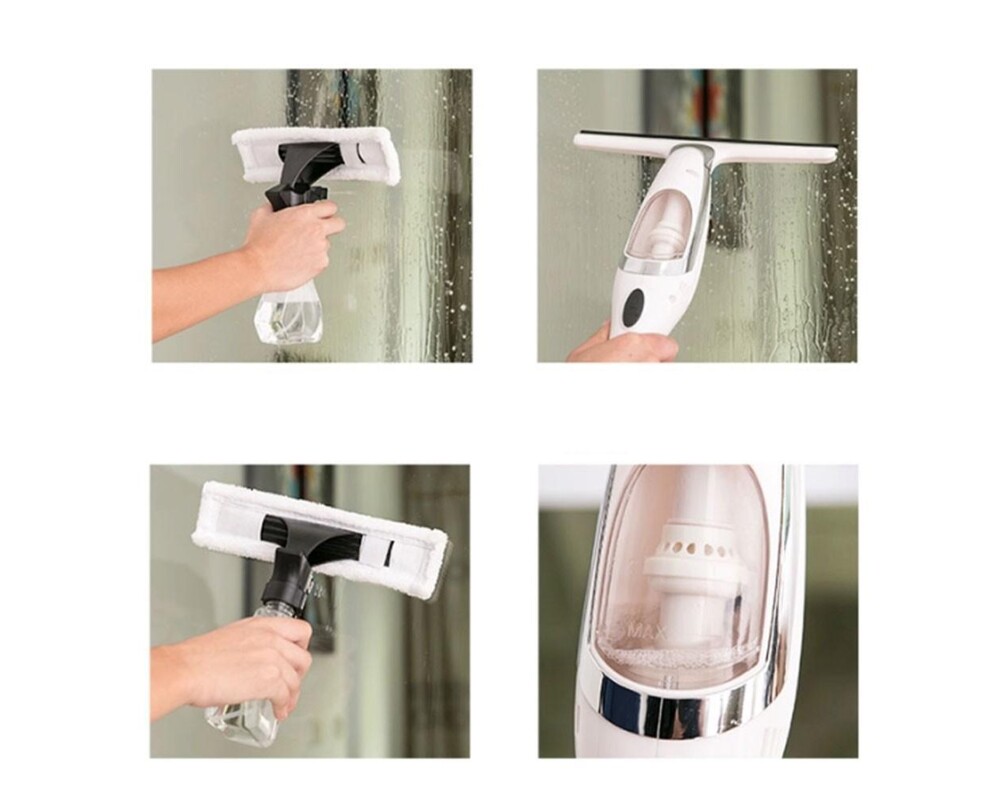 Уред за почистване на прозорец Attractive Luna 100+ - Акумулаторна стъклочистачка (жълт цвят) 2