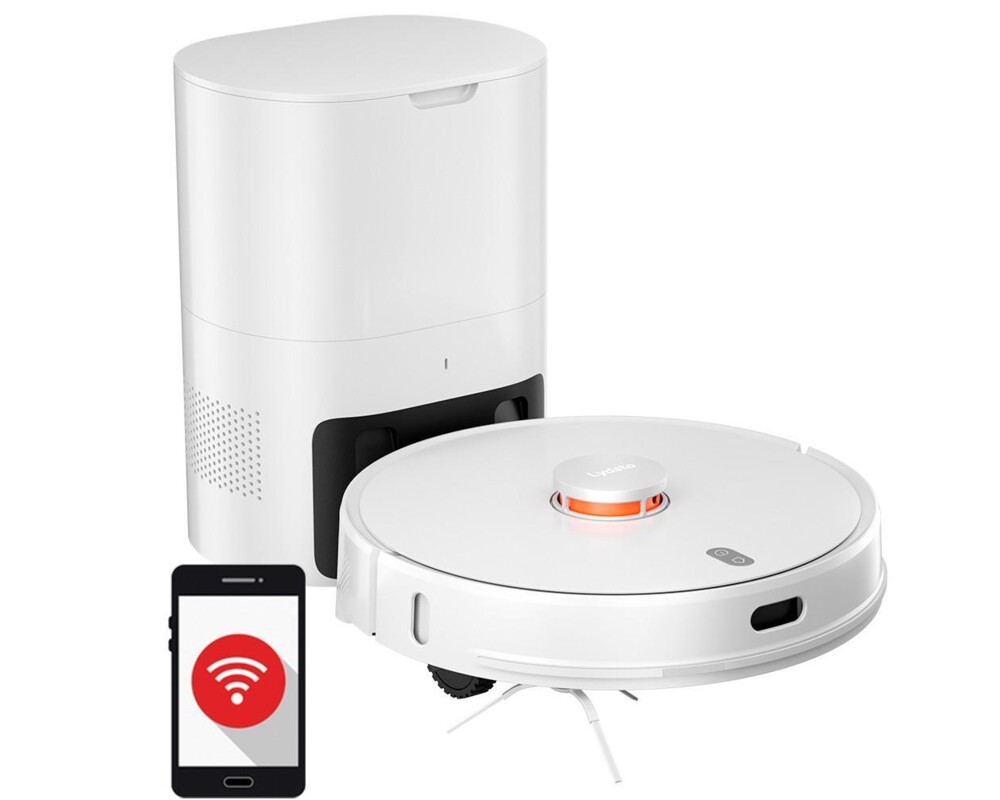 Смарт прахосмукачка Xiaomi LYDSTO R1 Pro с автоматичен контейнер за отпадъци (бял) 11