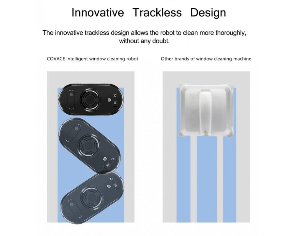 Уред за почистване на прозорец Glassbot CRYSTAL (черен) 6
