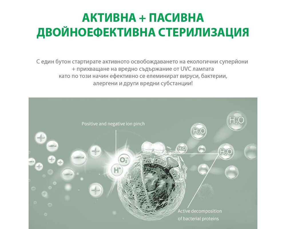Пречиствател на въздух OBERON 520 WiFi (до 62 м2) - Пречиствател за въздух - бял 10