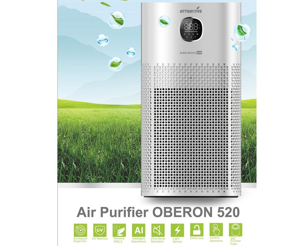 Пречиствател на въздух OBERON 520 WiFi (до 62 м2) - Пречиствател за въздух - бял 2