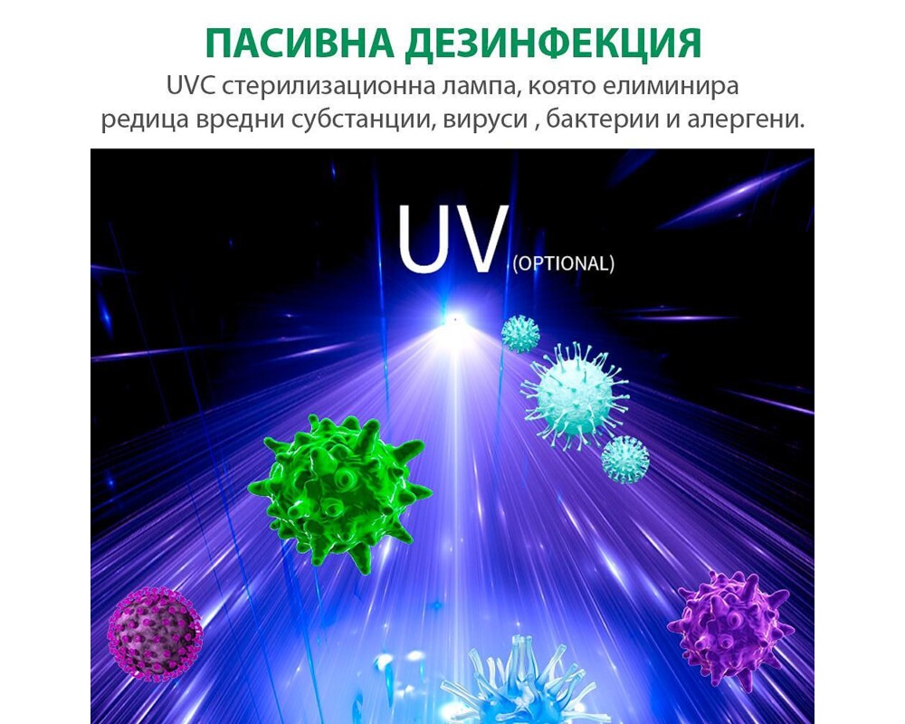 Пречиствател на въздух OBERON 520 WiFi (до 62 м2) - Пречиствател за въздух - бял 12