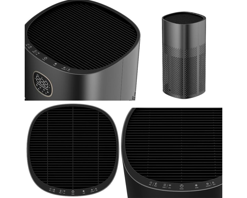 Пречиствател на въздух OBERON 520 WiFi (до 62 м2) - Пречиствател за въздух - тъмно сив 2