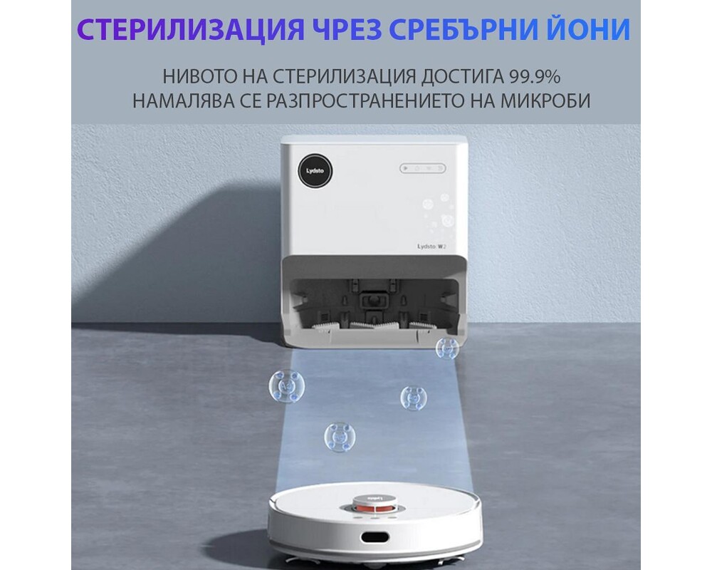 Смарт прахосмукачка Xiaomi Lydsto W2 с автоматична станция  4