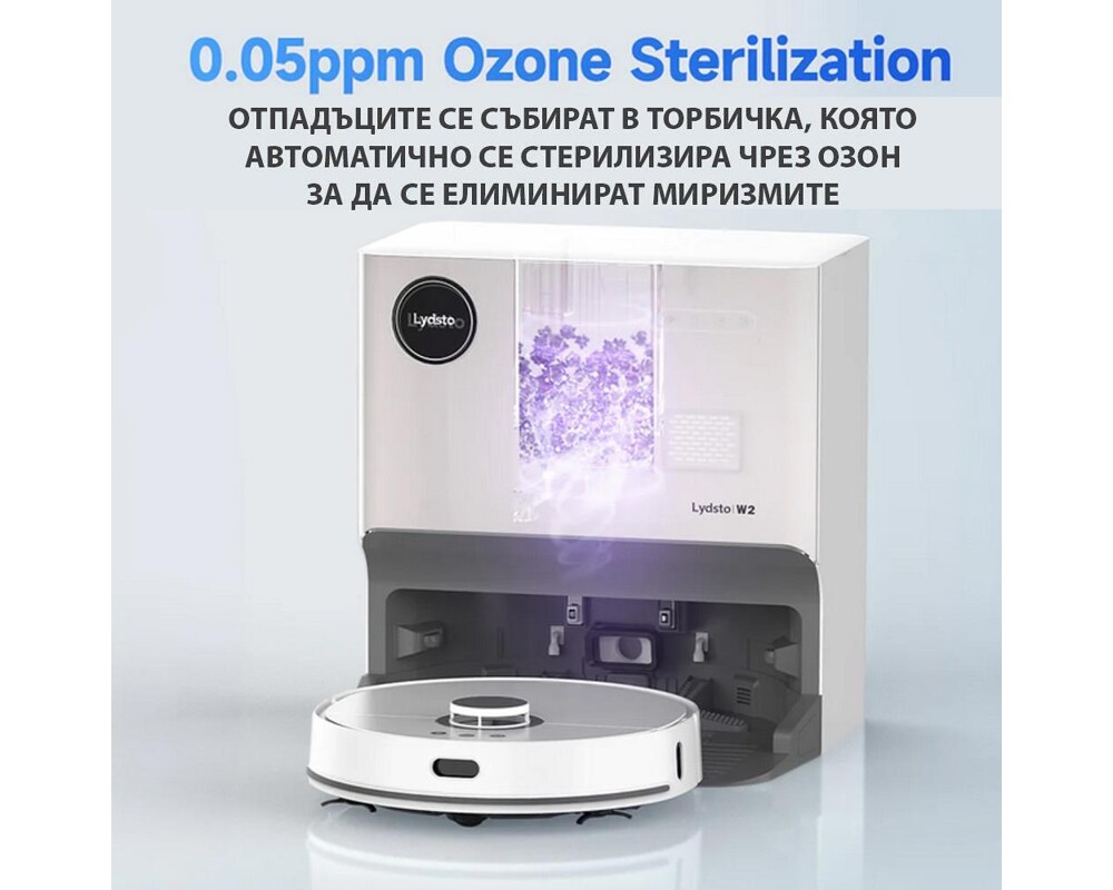 Смарт прахосмукачка Xiaomi Lydsto W2 с автоматична станция  5