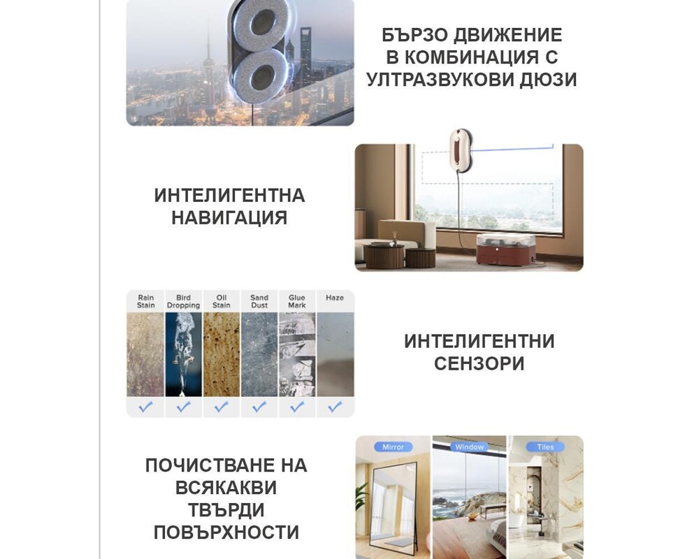 Уред за почистване на прозорец Иновативен Spider SPRAY Pro (със спрей функция) 6