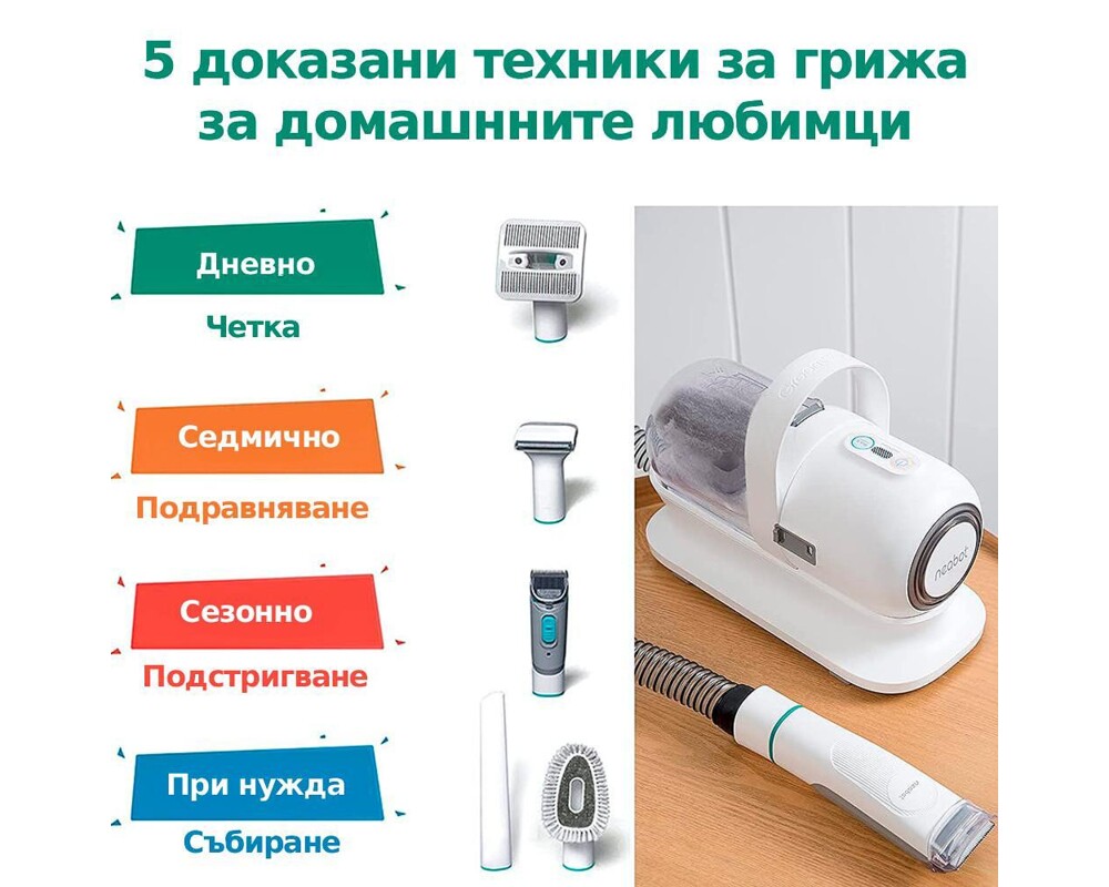 Уред за домашни любимци NEABOT / NEAKASA P1 Pro - Професионален комплект за подстригване и поддръжка на домашни любимци 2