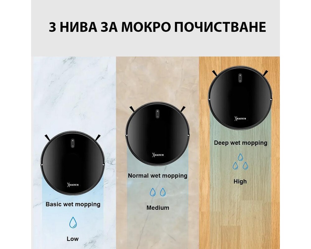 Смарт прахосмукачка MAGNUM X със сухо и мокро почистване (черен) 6