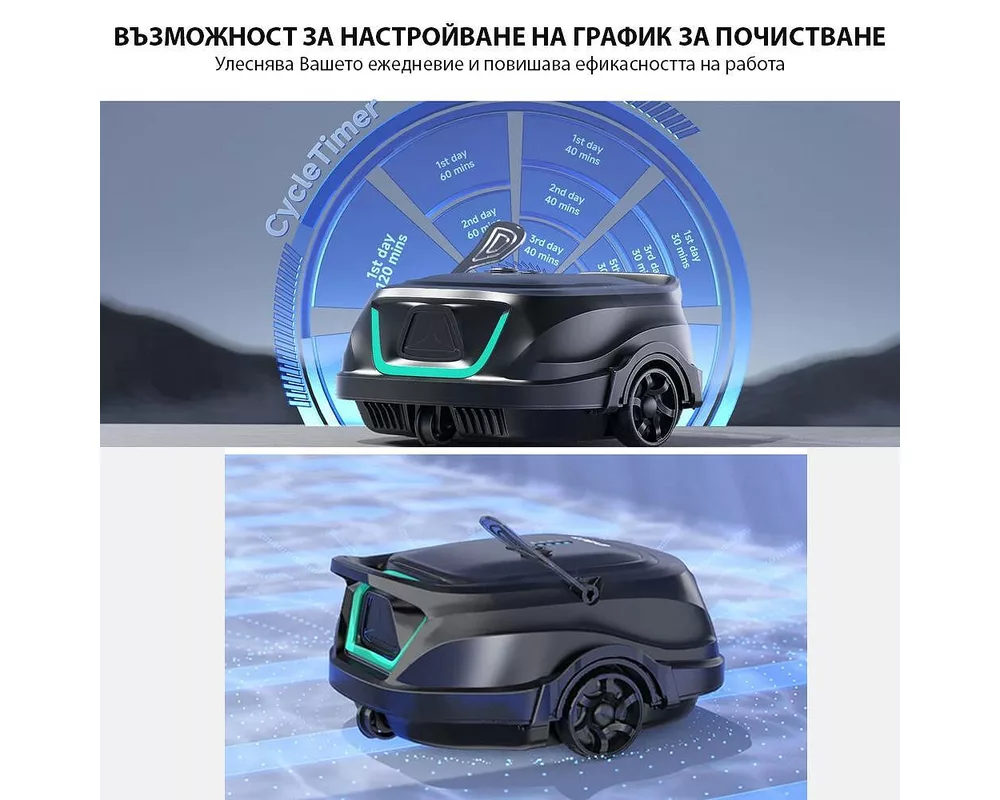 Робот за басейн Безкабелен робот за басейни Wybot A1 5