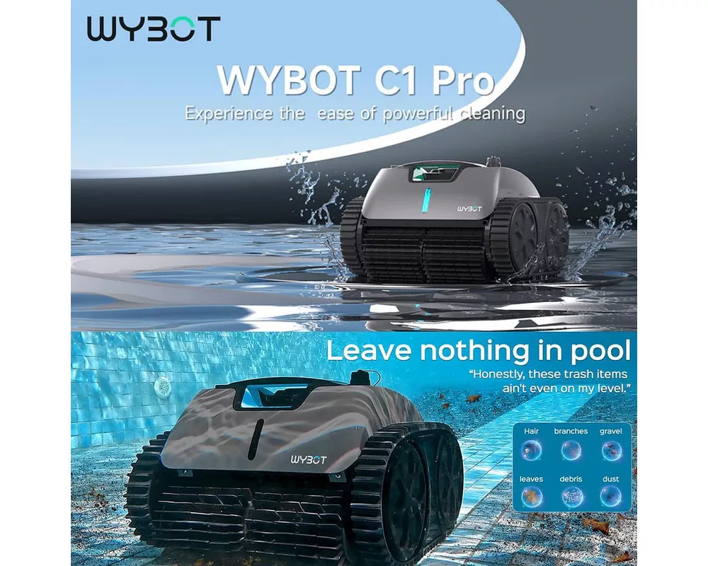 Робот за басейн Безкабелен робот за басейни Wybot C1 Pro 11