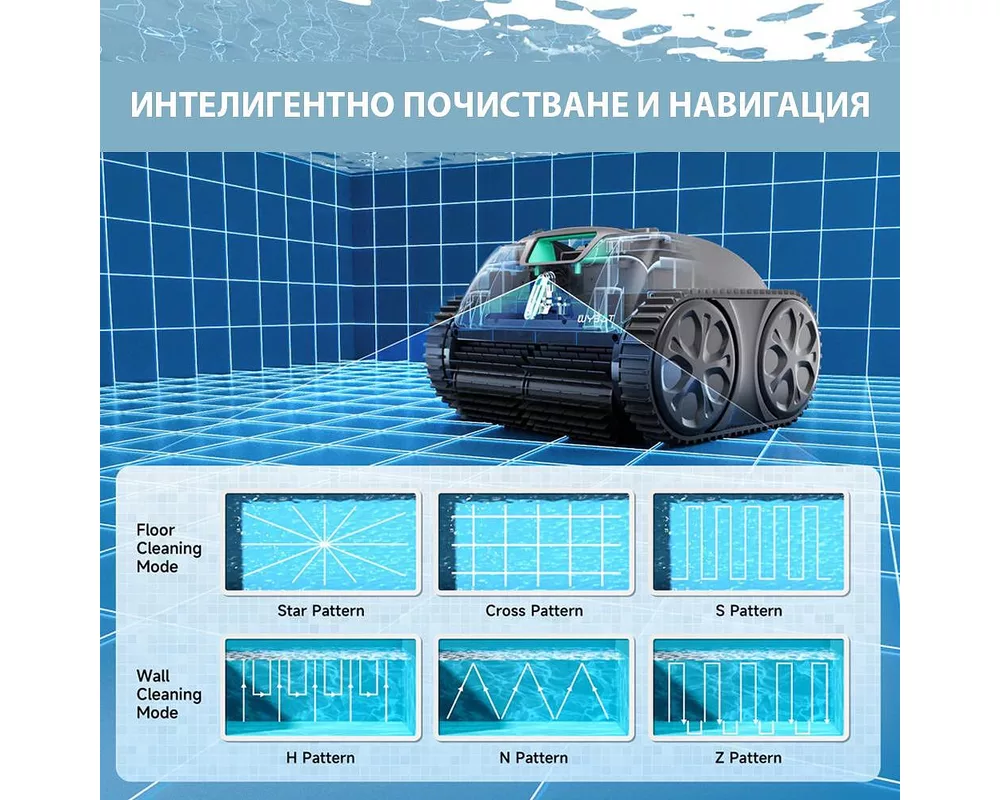 Робот за басейн Безкабелен робот за басейни Wybot C1 Pro 7