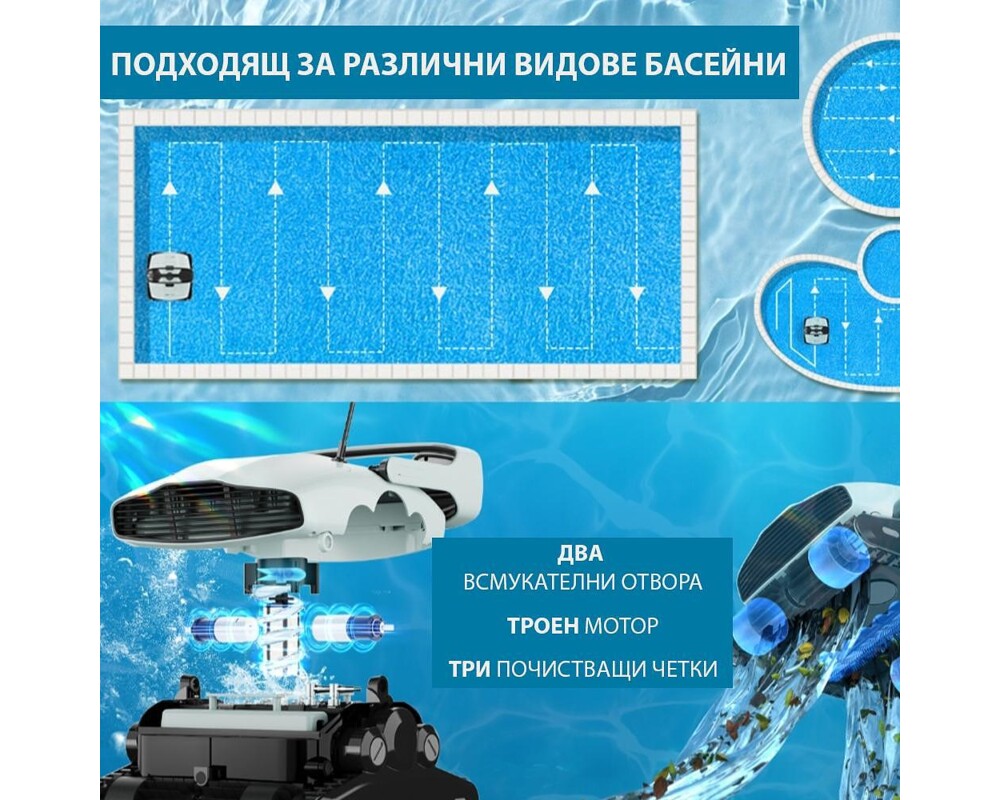Робот за басейн Робот за басейни Xiaomi Lydsto P1 5